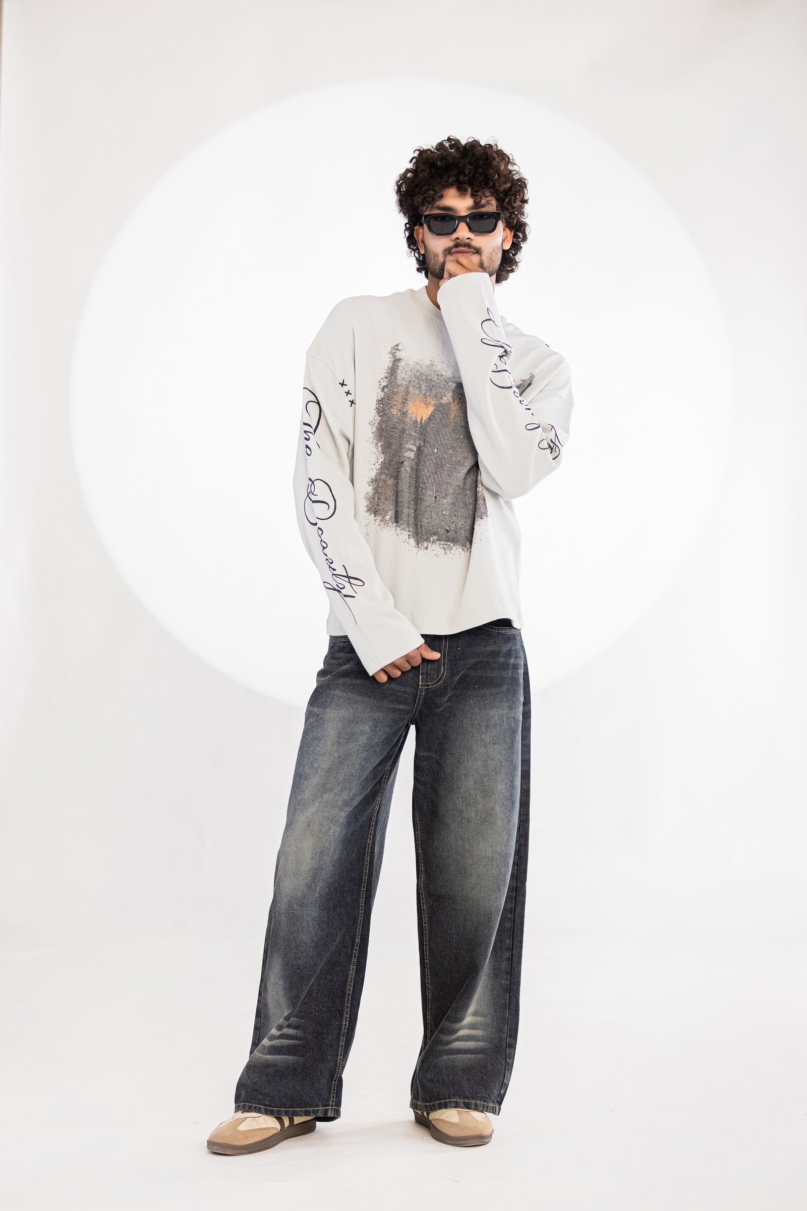 WAFFLE TEE FULL SLEEVE