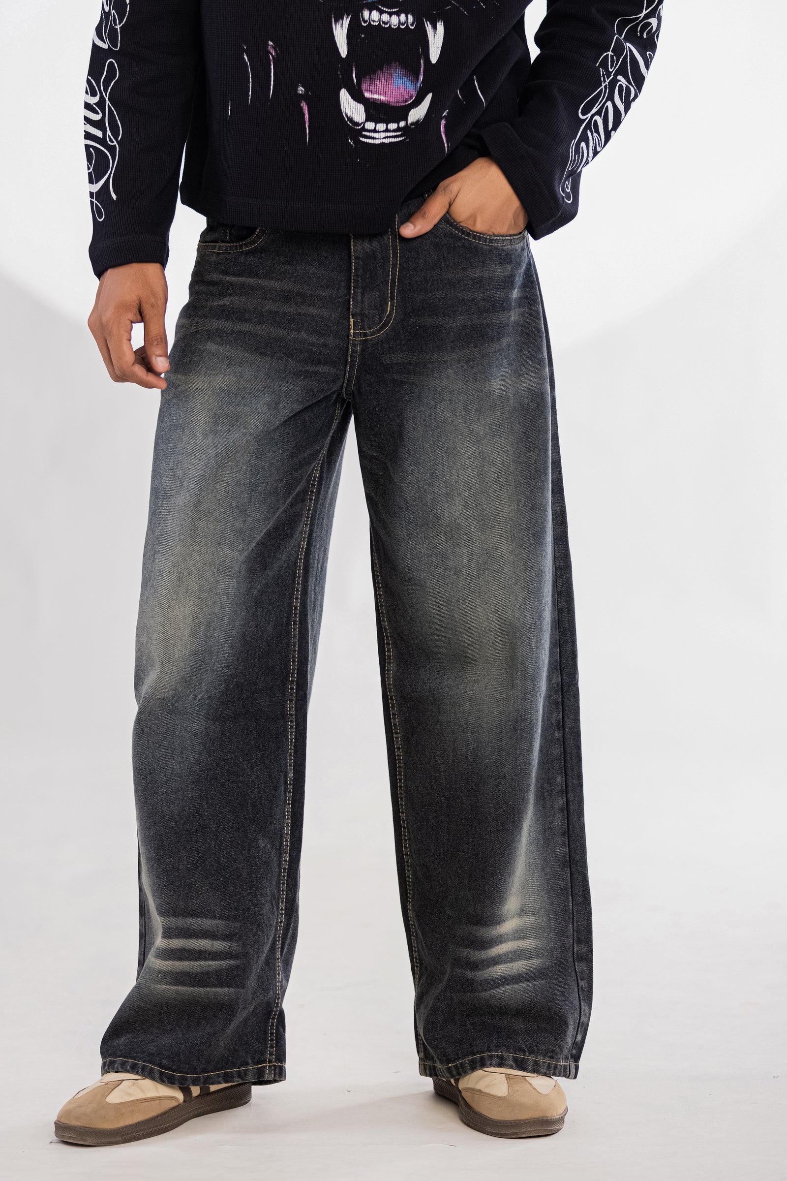 SLOG BAGGY DENIM