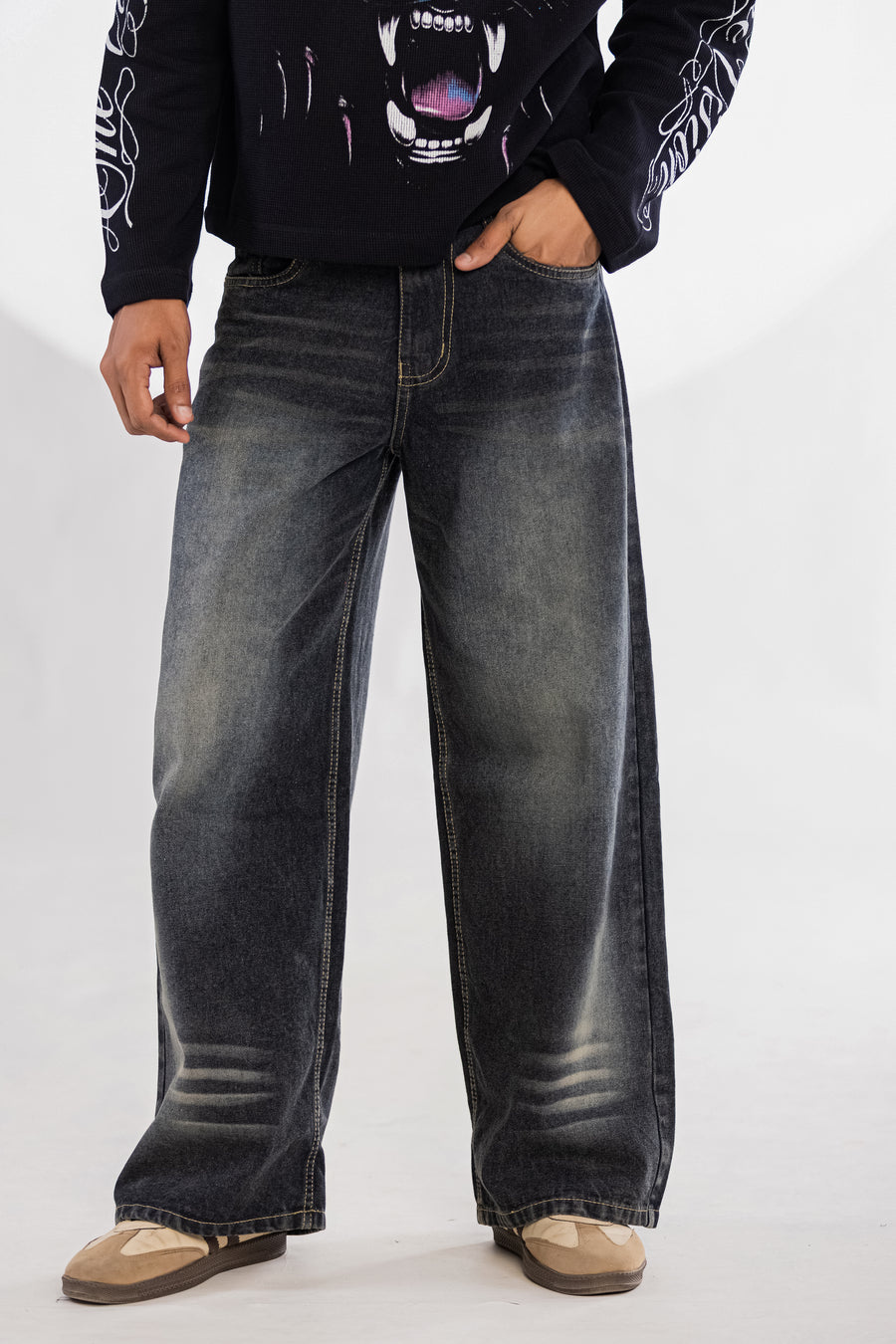 SLOG BAGGY DENIM