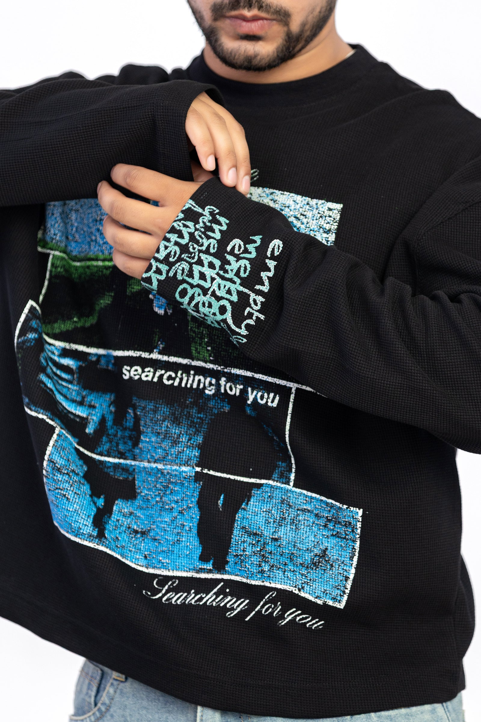 WAFFLE TEE FULL SLEEVE