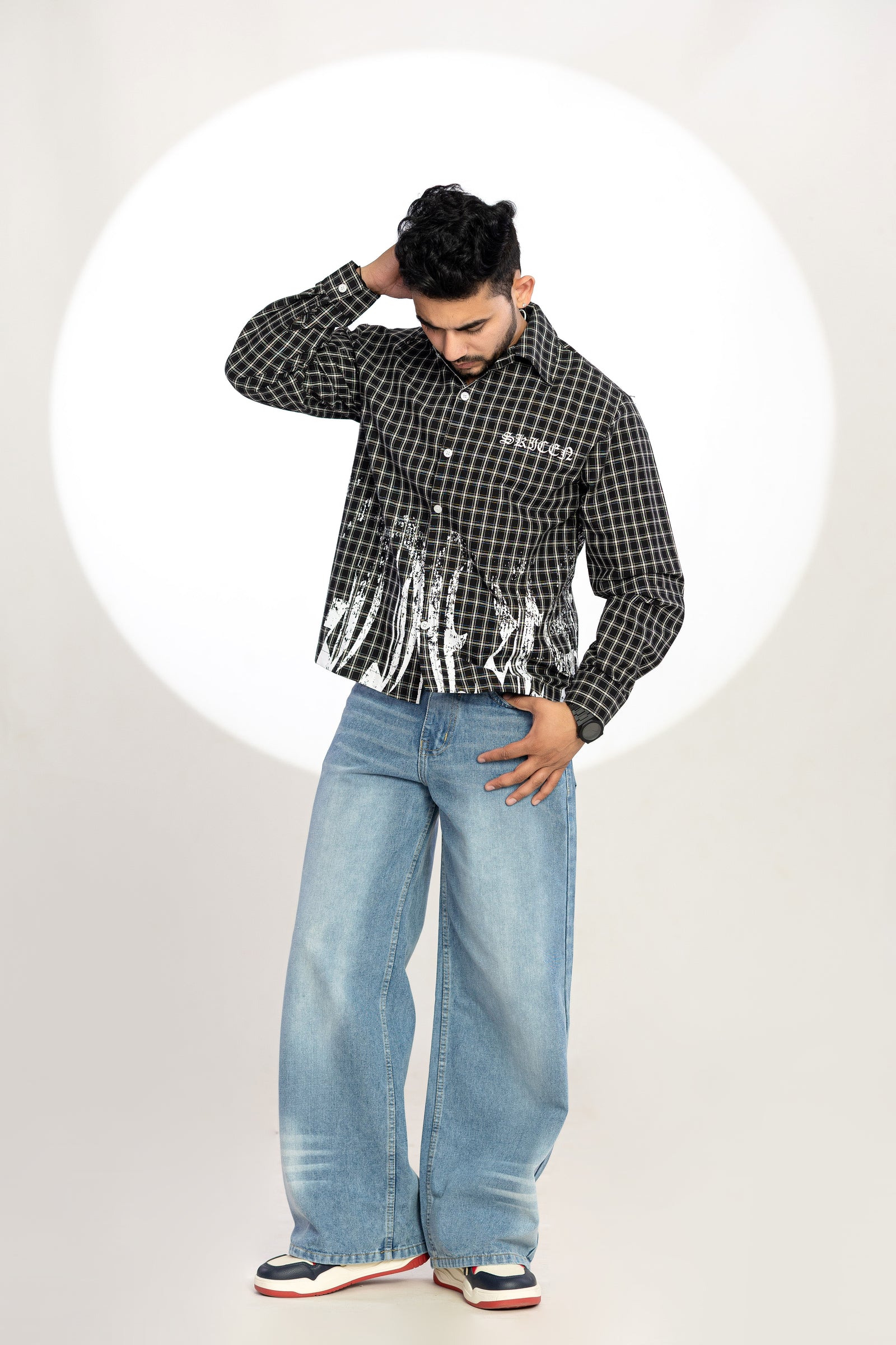 SAVAGE BASE SHIRT CROP LENGTH(BOXI FIT)