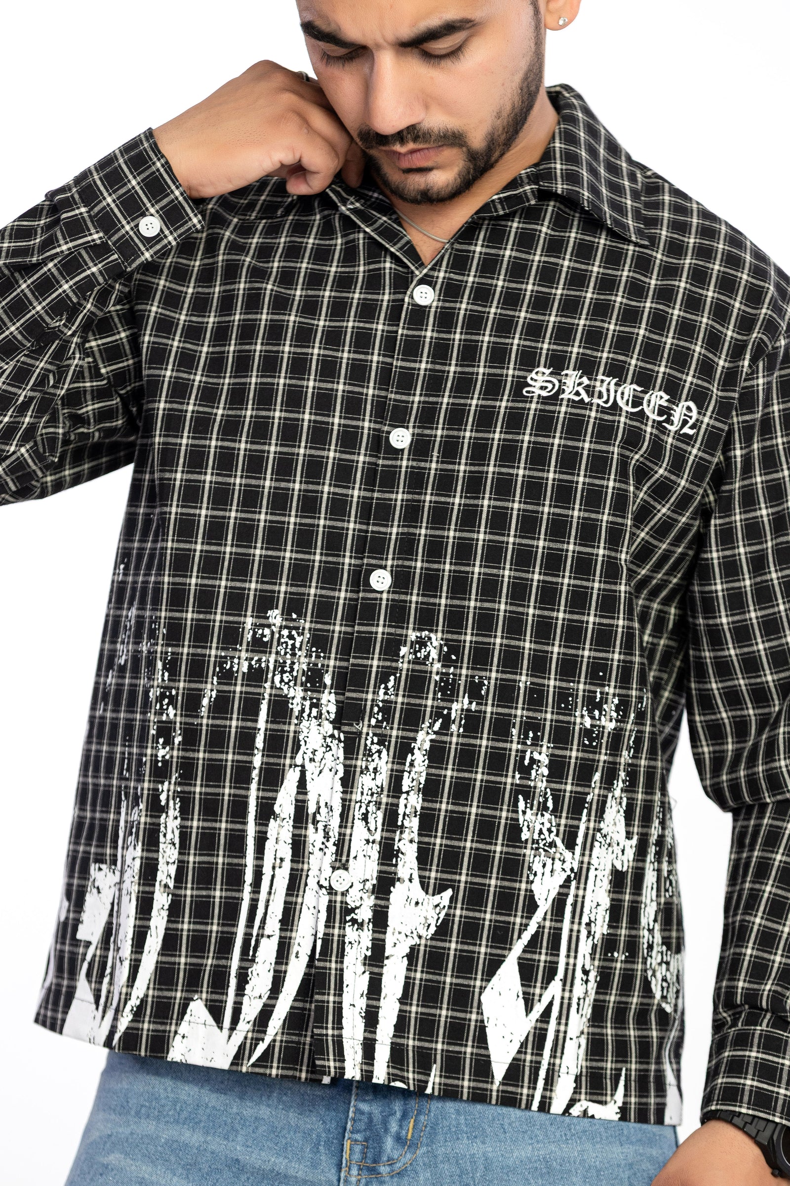 SAVAGE BASE SHIRT CROP LENGTH(BOXI FIT)