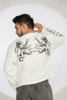 WAFFLE TEE FULL SLEEVE (HENLEY)