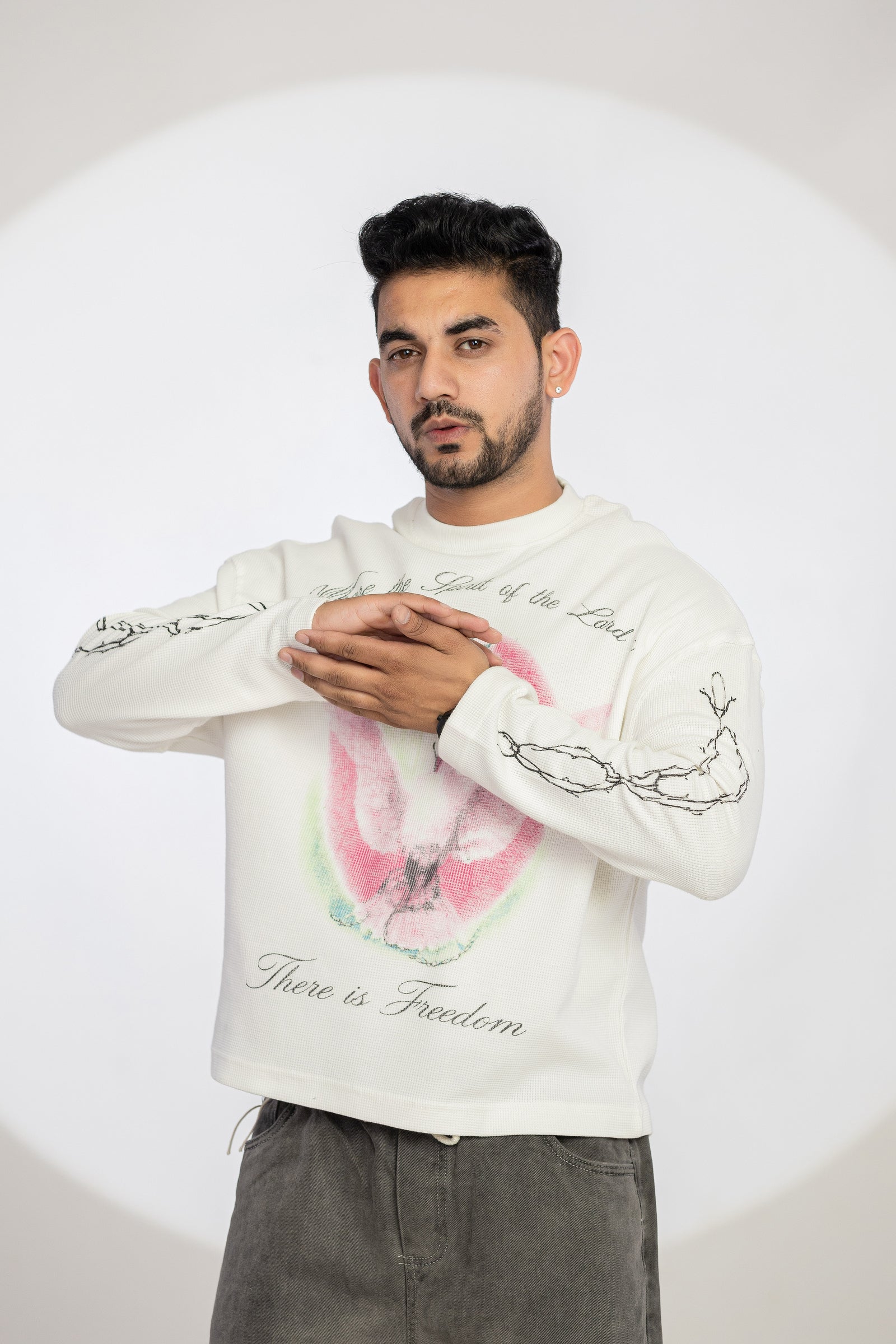 WAFFLE TEE FULL SLEEVE