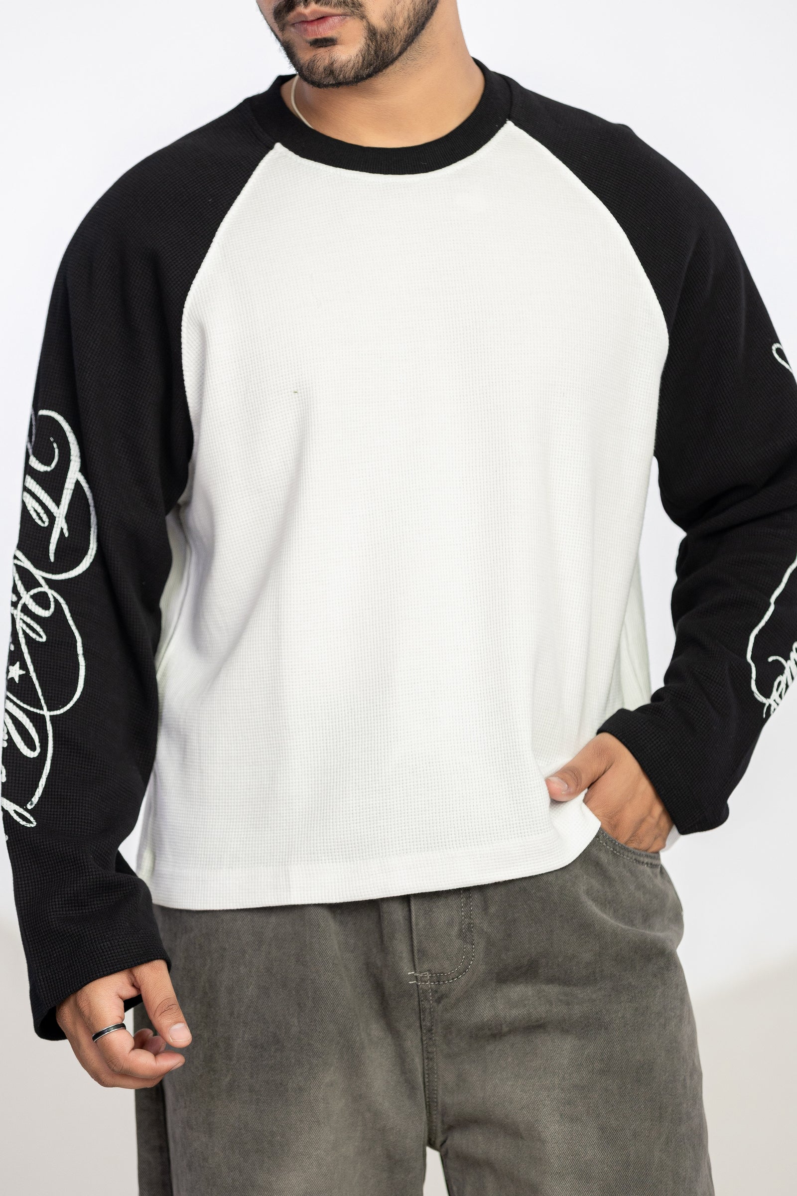 WAFFLE TEE FULL SLEEVE