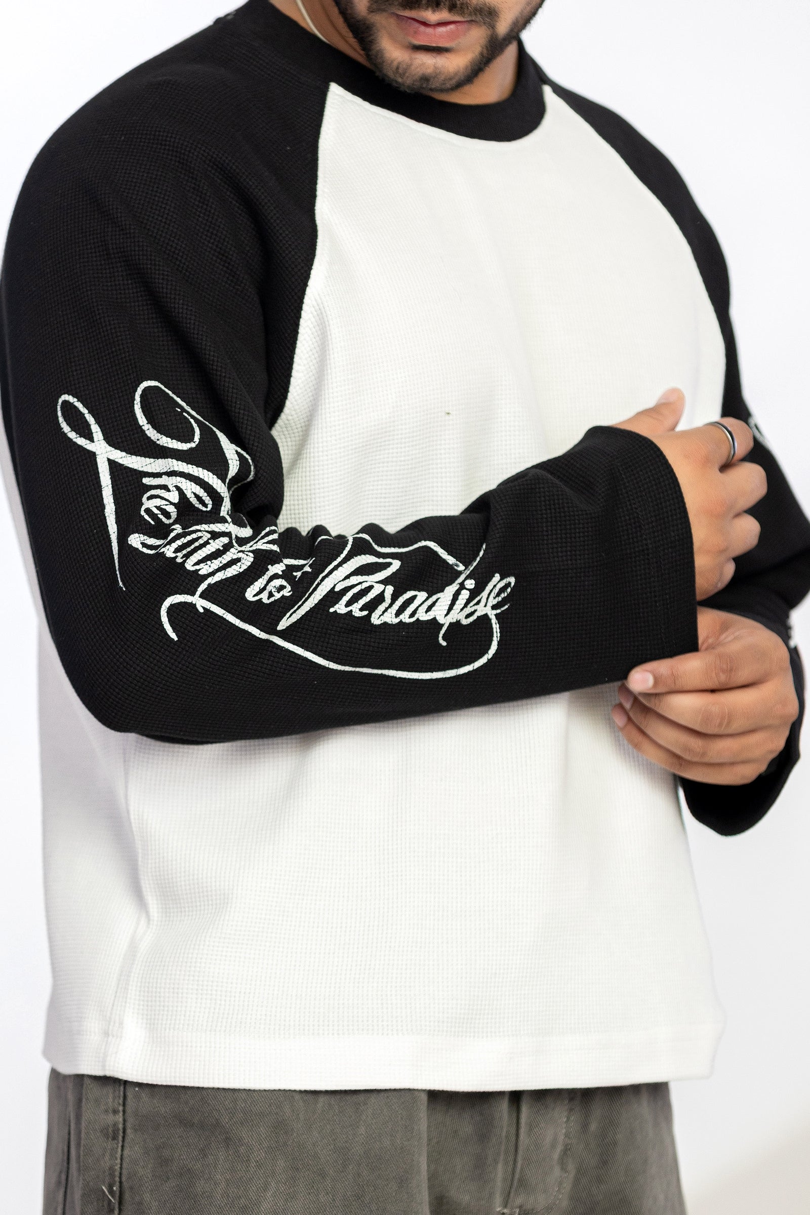WAFFLE TEE FULL SLEEVE